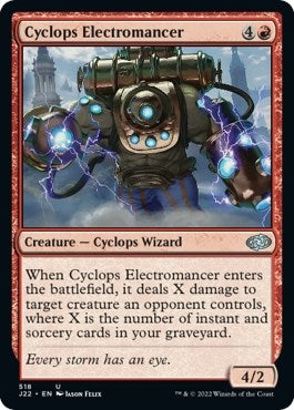 Image for Cyclops Electromancer (Jumpstart 2022) (518) - Magic: The Gathering