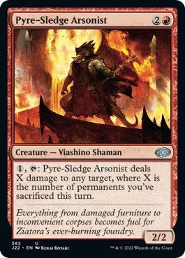 Image for Pyre-Sledge Arsonist (Jumpstart 2022) (582) - Magic: The Gathering