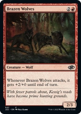 Image for Brazen Wolves (Jumpstart 2022) (507) - Magic: The Gathering