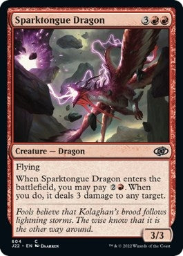 Image for Sparktongue Dragon (Jumpstart 2022) (604) - Magic: The Gathering