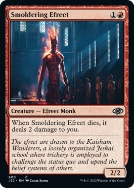 Image for Smoldering Efreet (Jumpstart 2022) (600) - Magic: The Gathering