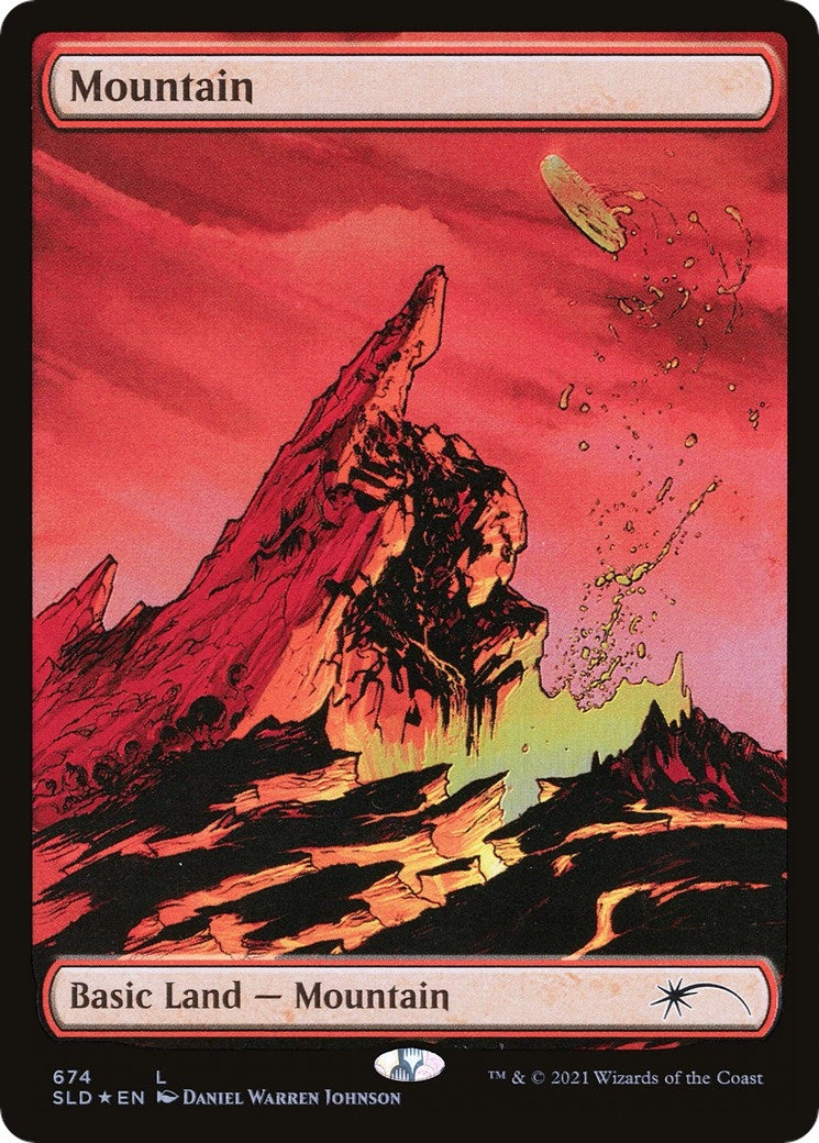 Image for Mountain (674) (Secret Lair Drop Series) (674) - Magic: The Gathering
