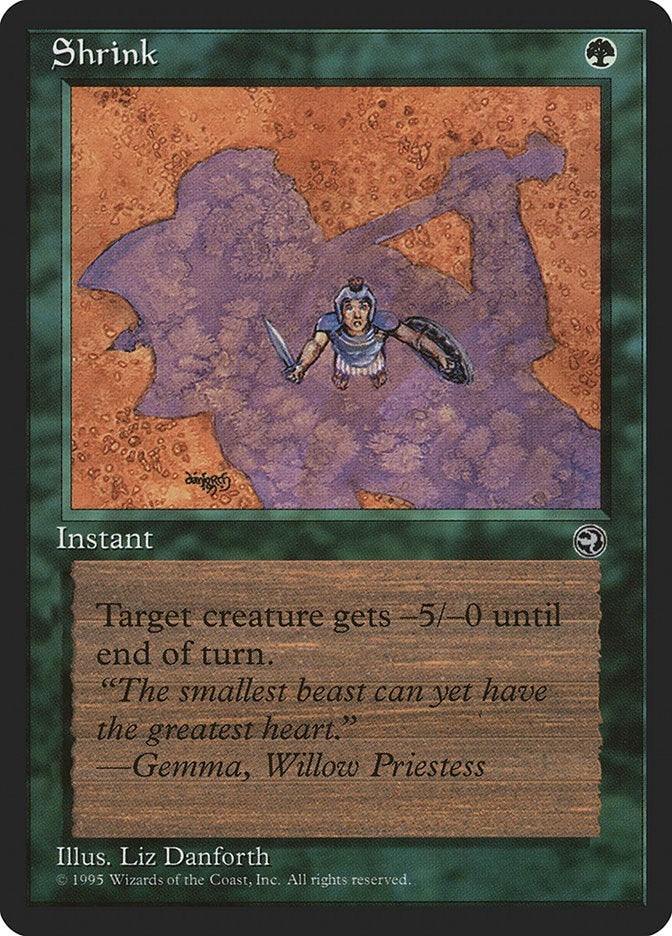 Image for Shrink (Homelands) (97) - Magic: The Gathering