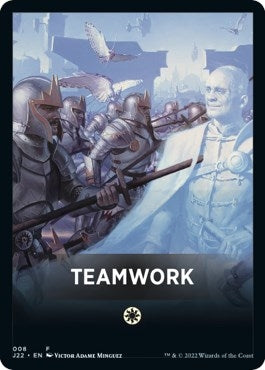 Image for Teamwork Theme Card (Jumpstart 2022) (8) - Magic: The Gathering