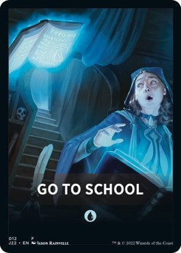 Image for Go to School Theme Card (Jumpstart 2022) (12) - Magic: The Gathering