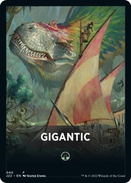 Image for Gigantic Theme Card (Jumpstart 2022) (40) - Magic: The Gathering