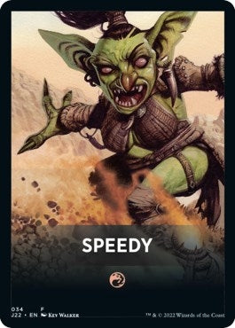 Image for Speedy Theme Card (Jumpstart 2022) (34) - Magic: The Gathering