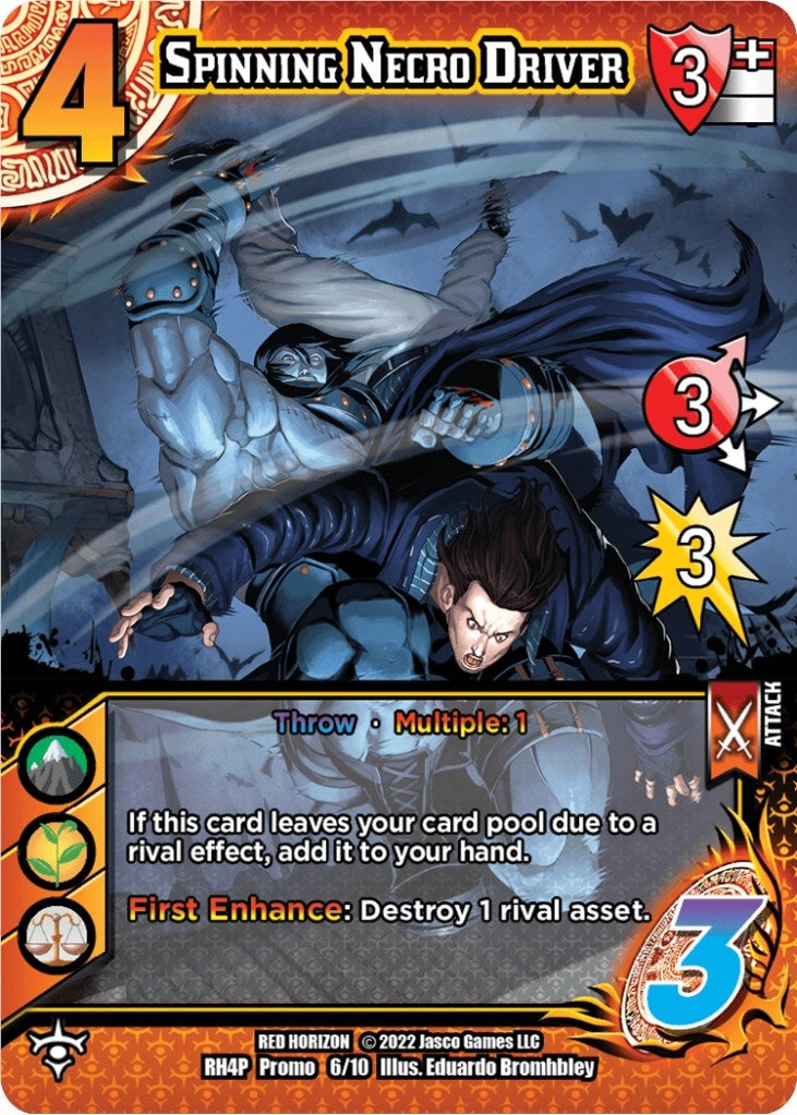 Image for Spinning Necro Driver (Standard Sunset Tournament 2022) (Red Horizon: Tides of Vengeance) (6) - UniVersus