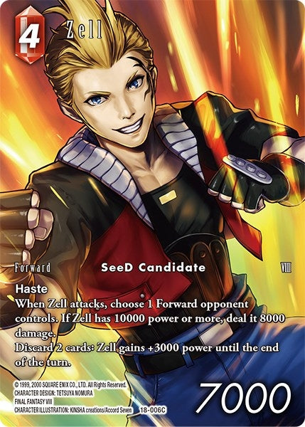 Image for Zell (Full Art) (Resurgence of Power) (18-006C) - Final Fantasy TCG