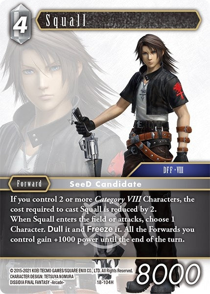 Image for Squall (Resurgence of Power) (18-104H) - Final Fantasy TCG