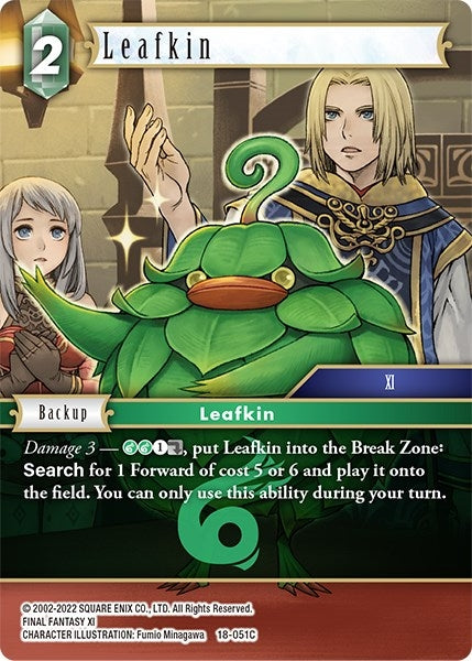 Image for Leafkin (Resurgence of Power) (18-051C) - Final Fantasy TCG