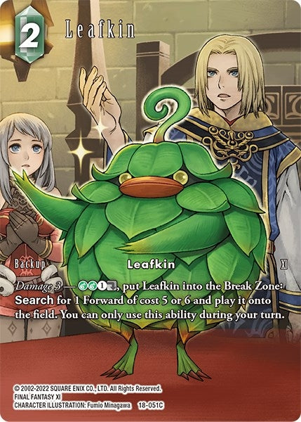 Image for Leafkin (Full Art) (Resurgence of Power) (18-051C) - Final Fantasy TCG