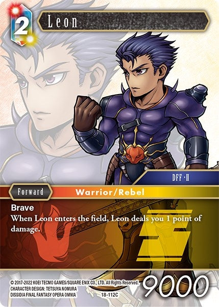 Image for Leon (Resurgence of Power) (18-112C) - Final Fantasy TCG
