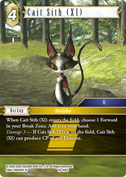 Image for Cait Sith (XI) (Resurgence of Power) (18-056C) - Final Fantasy TCG