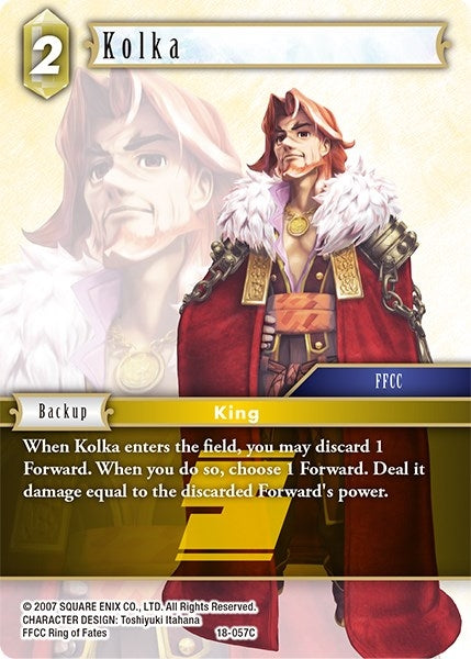 Image for Kolka (Resurgence of Power) (18-057C) - Final Fantasy TCG