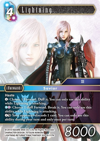 Image for Lightning (Hero) (Resurgence of Power) (18-117H) - Final Fantasy TCG