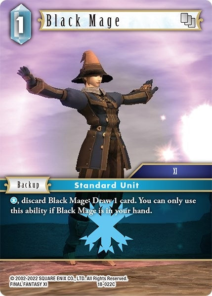 Image for Black Mage (Resurgence of Power) (18-022C) - Final Fantasy TCG