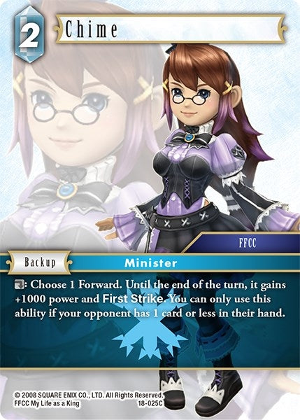 Image for Chime (Resurgence of Power) (18-025C) - Final Fantasy TCG