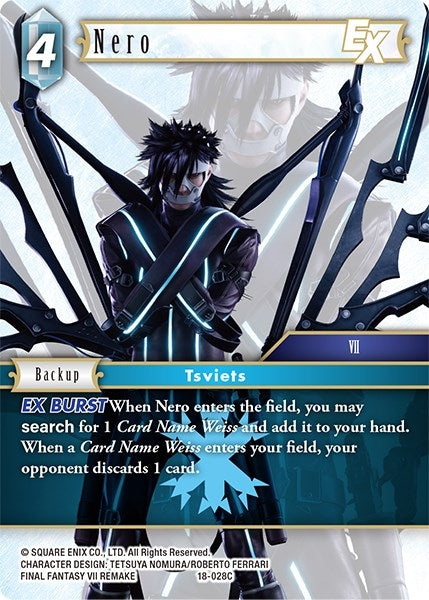 Image for Nero EX (Resurgence of Power) (18-028C) - Final Fantasy TCG