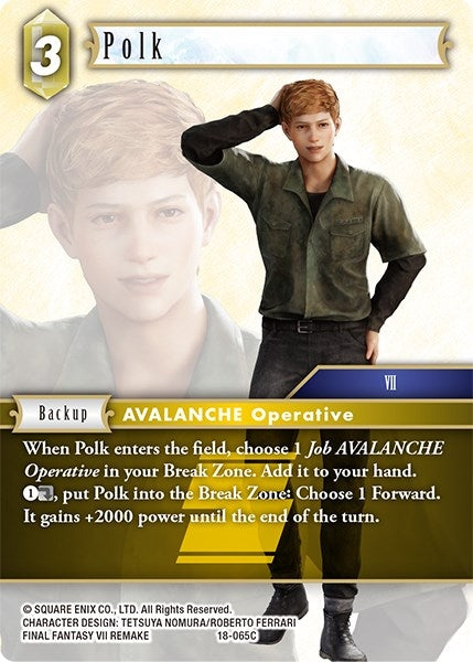 Image for Polk (Resurgence of Power) (18-065C) - Final Fantasy TCG