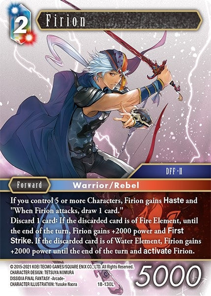 Image for Firion (Resurgence of Power) (18-130L) - Final Fantasy TCG