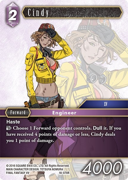 Image for Cindy (Resurgence of Power) (18-078R) - Final Fantasy TCG