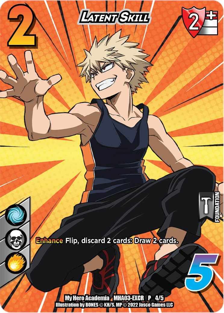 Image for Latent Skill (Heroes Clash Extra Credit Series) (UniVersus: My Hero Academia Promo Cards) (MHA03-EXCR P 4/5) - UniVersus