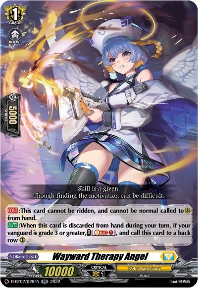 Image for Wayward Therapy Angel (D-BT07: Raging Flames Against Emerald Storm) (D-BT07/026EN) - Cardfight Vanguard