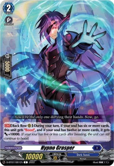 Image for Hypno Grasper (D-BT07: Raging Flames Against Emerald Storm) (D-BT07/061EN) - Cardfight Vanguard