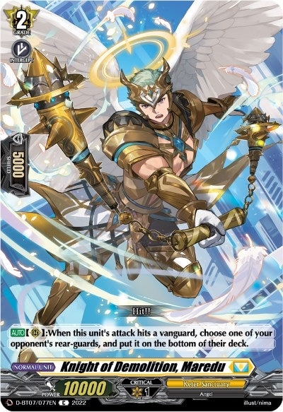 Image for Knight of Demolition, Maredu (D-BT07: Raging Flames Against Emerald Storm) (D-BT07/077EN) - Cardfight Vanguard