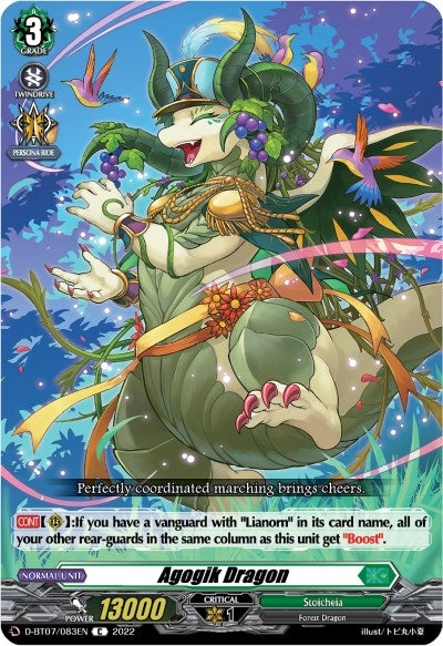 Image for Agogik Dragon (D-BT07: Raging Flames Against Emerald Storm) (D-BT07/083EN) - Cardfight Vanguard