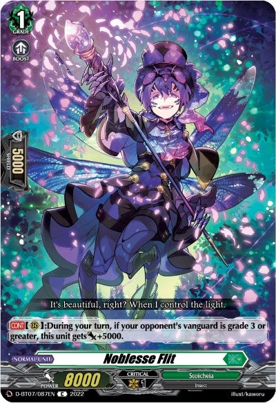 Image for Noblesse Flit (D-BT07: Raging Flames Against Emerald Storm) (D-BT07/087EN) - Cardfight Vanguard