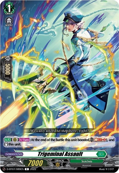 Image for Trigeminal Assault (D-BT07: Raging Flames Against Emerald Storm) (D-BT07/089EN) - Cardfight Vanguard