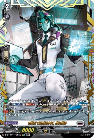 Image for Blitz Engineer, Hoflio (FFR) (D-BT07: Raging Flames Against Emerald Storm) (D-BT07/FFR09EN) - Cardfight Vanguard