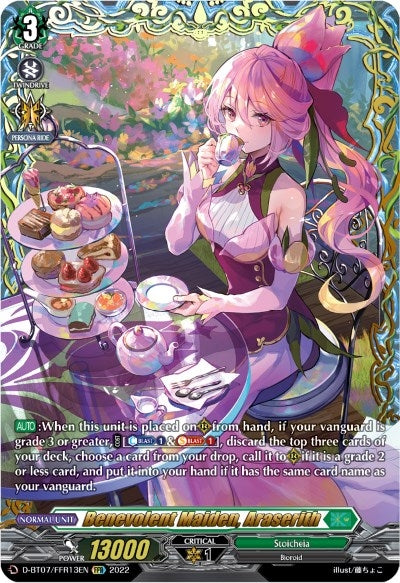 Image for Benevolent Maiden, Araserith (FFR) (D-BT07: Raging Flames Against Emerald Storm) (D-BT07/FFR13EN) - Cardfight Vanguard