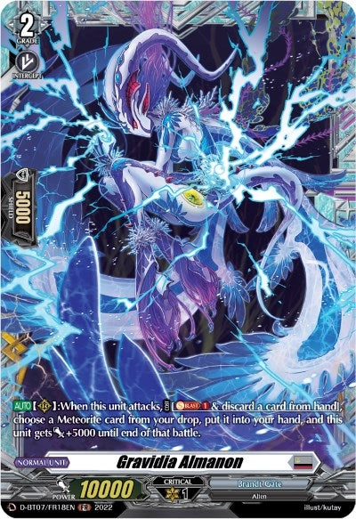 Image for Gravidia Almanon (FR) (D-BT07: Raging Flames Against Emerald Storm) (D-BT07/FR18EN) - Cardfight Vanguard