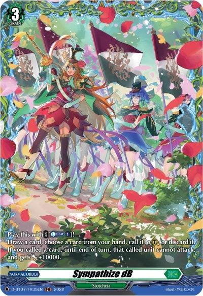 Image for Sympathize dB (FR) (D-BT07: Raging Flames Against Emerald Storm) (D-BT07/FR35EN) - Cardfight Vanguard