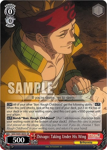Image for Zhivago: Taking Under His Wing (SR) (The Seven Deadly Sins: Revival of The Commandments) (SDS/SX05-065S SR) - Weiss Schwarz