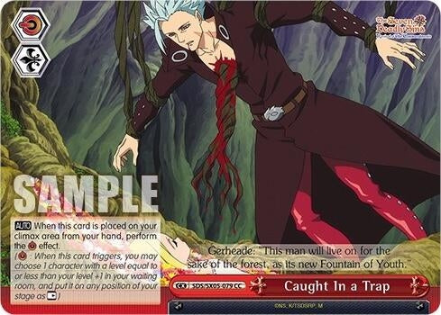 Image for Caught In a Trap (The Seven Deadly Sins: Revival of The Commandments) (SDS/SX05-079 CC) - Weiss Schwarz