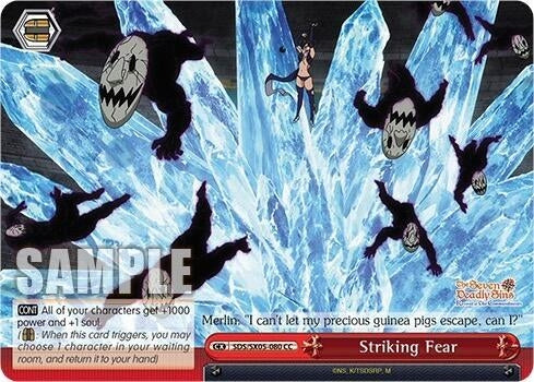 Image for Striking Fear (The Seven Deadly Sins: Revival of The Commandments) (SDS/SX05-080 CC) - Weiss Schwarz