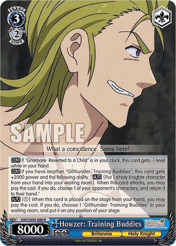 Image for Howzer: Training Buddies (The Seven Deadly Sins: Revival of The Commandments) (SDS/SX05-086 R) - Weiss Schwarz