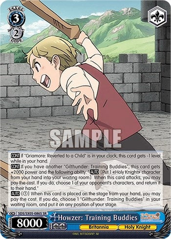 Image for Howzer: Training Buddies (SR) (The Seven Deadly Sins: Revival of The Commandments) (SDS/SX05-086S SR) - Weiss Schwarz