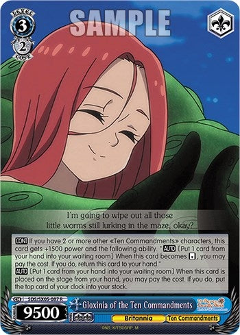 Image for Gloxinia of the Ten Commandments (The Seven Deadly Sins: Revival of The Commandments) (SDS/SX05-087 R) - Weiss Schwarz