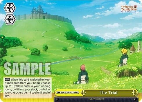 Image for The Trial (RRR) (The Seven Deadly Sins: Revival of The Commandments) (SDS/SX05-027R RRR) - Weiss Schwarz