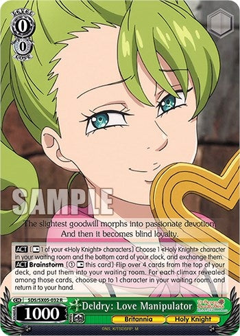 Image for Deldry: Love Manipulator (The Seven Deadly Sins: Revival of The Commandments) (SDS/SX05-032 R) - Weiss Schwarz