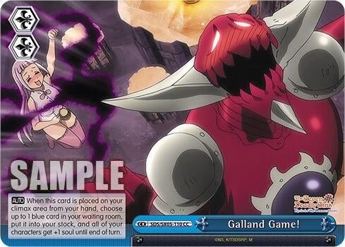 Image for Galland Game! (The Seven Deadly Sins: Revival of The Commandments) (SDS/SX05-110 CC) - Weiss Schwarz