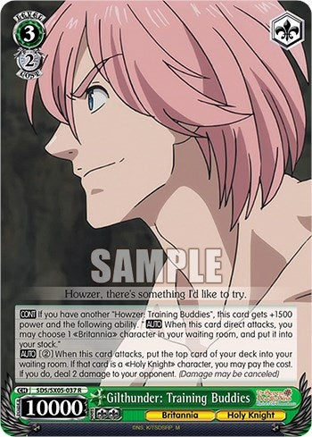 Image for Gilthunder: Training Buddies (The Seven Deadly Sins: Revival of The Commandments) (SDS/SX05-037 R) - Weiss Schwarz