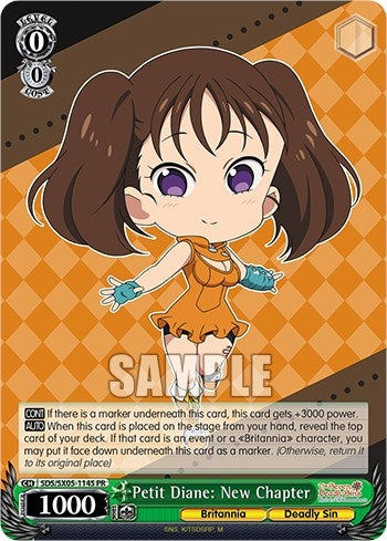 Image for Petit Diane: New Chapter (Foil) (The Seven Deadly Sins: Revival of The Commandments) (SDS/SX05-114S PR) - Weiss Schwarz