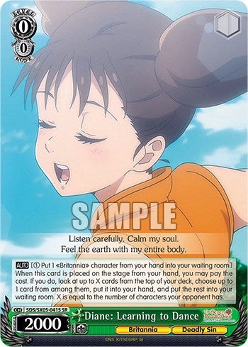 Image for Diane: Learning to Dance (SR) (The Seven Deadly Sins: Revival of The Commandments) (SDS/SX05-041S SR) - Weiss Schwarz
