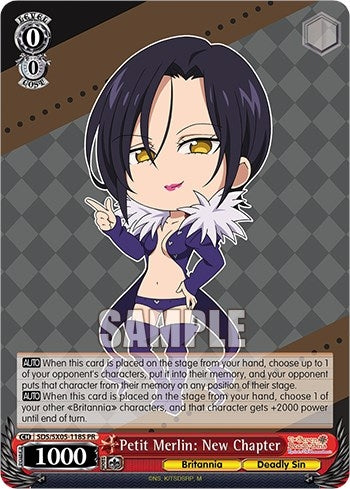 Image for Petit Merlin: New Chapter (Foil) (The Seven Deadly Sins: Revival of The Commandments) (SDS/SX05-118S PR) - Weiss Schwarz
